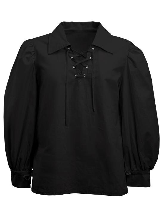 Camisa Personaje Histórico Negra para Hombre