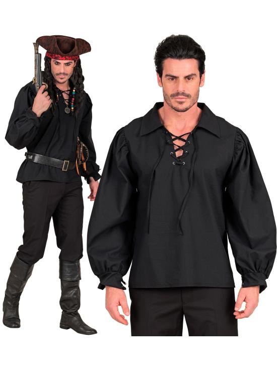 Camisa Personaje Histórico Negra para Hombre