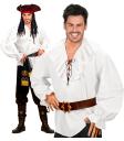Camisa Pirata/Renacentista blanca de hombre