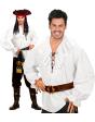 Camisa Pirata/Renacentista blanca de hombre