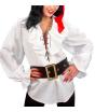 Camisa Pirata/Renacentista Blanca Mujer