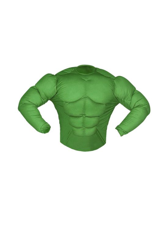Camisa Disfraz de Superhéroe Músculos Hulk