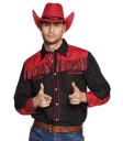 Camisa Vaquero Negra y Roja