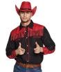 Camisa Vaquero Negra y Roja