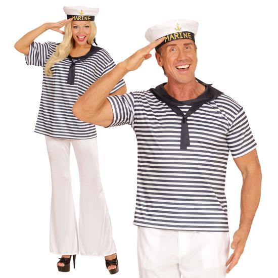 Camisa y Sombrero Marinero unisex Camisa y Sombrero Marinero unisex