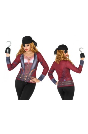 Camiseta disfraz Pirata  Mujer  talla M