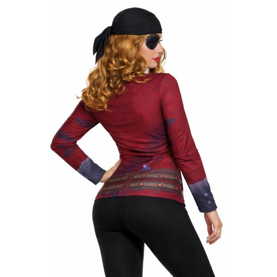 Camiseta disfraz Pirata  Mujer  talla M