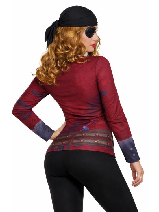 Camiseta disfraz Pirata  Mujer  talla M