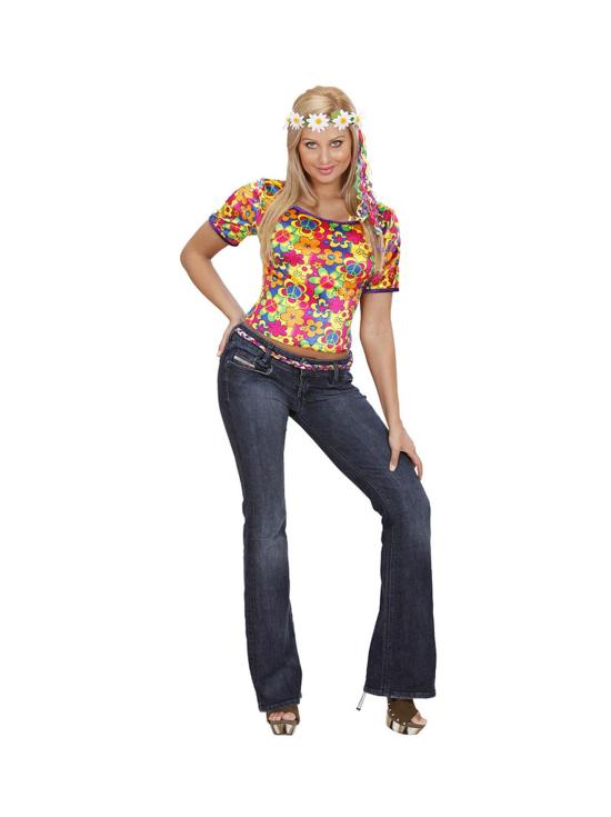 Camiseta Hippie Flower mujer