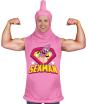 Camiseta Rosa con Capucha para Despedidas y Carnaval