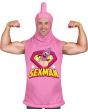 Camiseta Rosa con Capucha para Despedidas y Carnaval