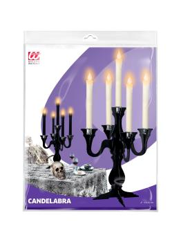 Candelabro Negro 33x42 cm
