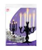 Candelabro Negro 33x42 cm