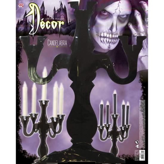 Candelabro Negro 33x42 cm
