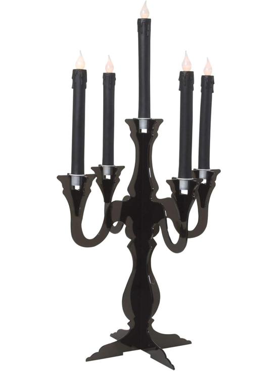 Candelabro Negro 33x42 cm