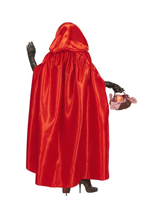 Capa con Capucha Roja en Raso 143 cms