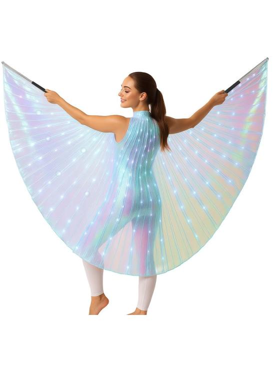 Capa iris con varillas y luz LED – 140 cm