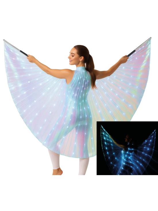 Capa iris con varillas y luz LED – 140 cm