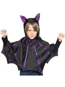 Capa Murciélago para niños de 3 a 5 años
