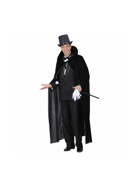 Capa Negra de Terciopelo 145 cms