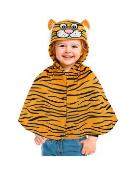 Capa-poncho de Tigre para bebé (talla 98, 1-2 años)