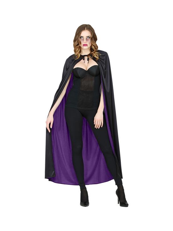 Capa Purpura y Negra Reversible 130 cms