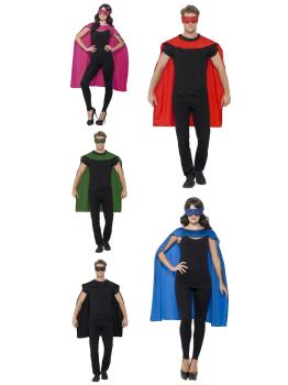 Capa Superhéroes con Antifaz Unisex