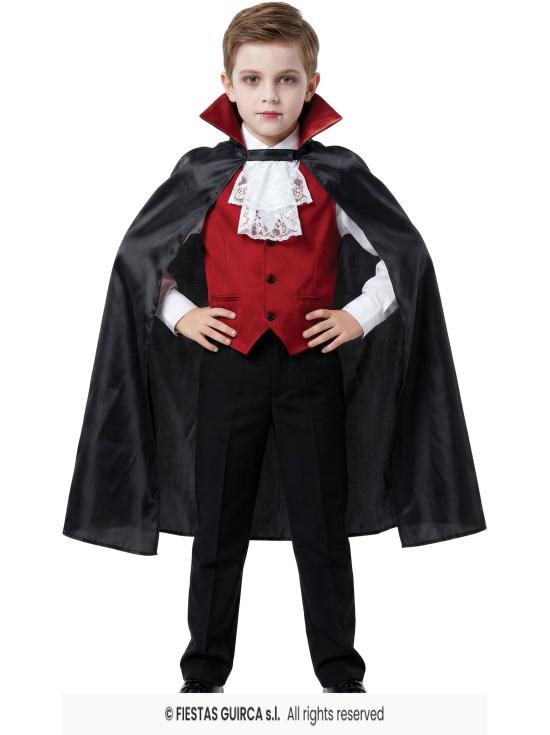 Capa Vampiro Infantil o Mago 90 cms