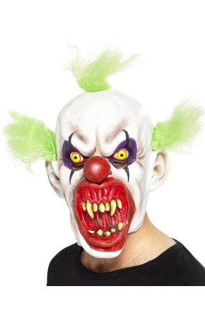 Careta de payaso siniestro, Para la cabeza, látex