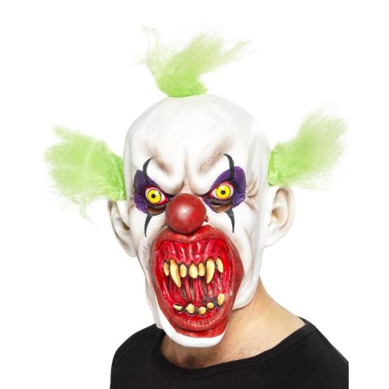 Careta de payaso siniestro, Para la cabeza, látex Careta de payaso siniestro, Para la cabeza, látex