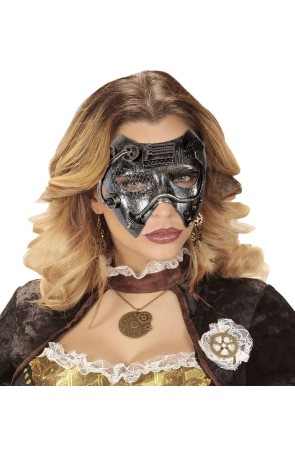 Careta Steampunk Plata