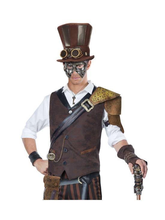 Careta Steampunk Plata