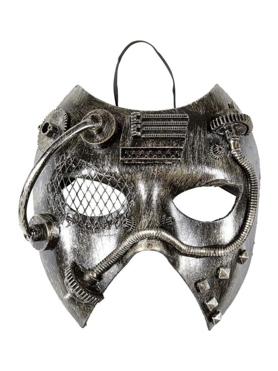 Careta Steampunk Plata