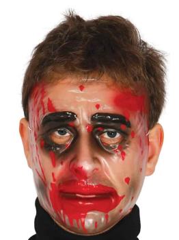 Careta Transparente Hombre  Sangre