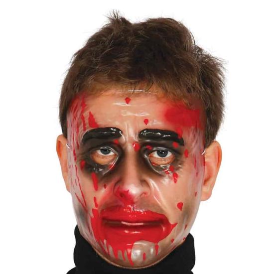 Careta Transparente Hombre  Sangre Careta Transparente Hombre  Sangre