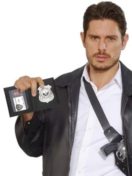 Cartera de Policía con Placa