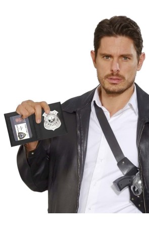 Cartera de Policía con Placa
