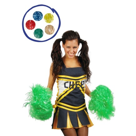 Set 2 pompones colores surtidos