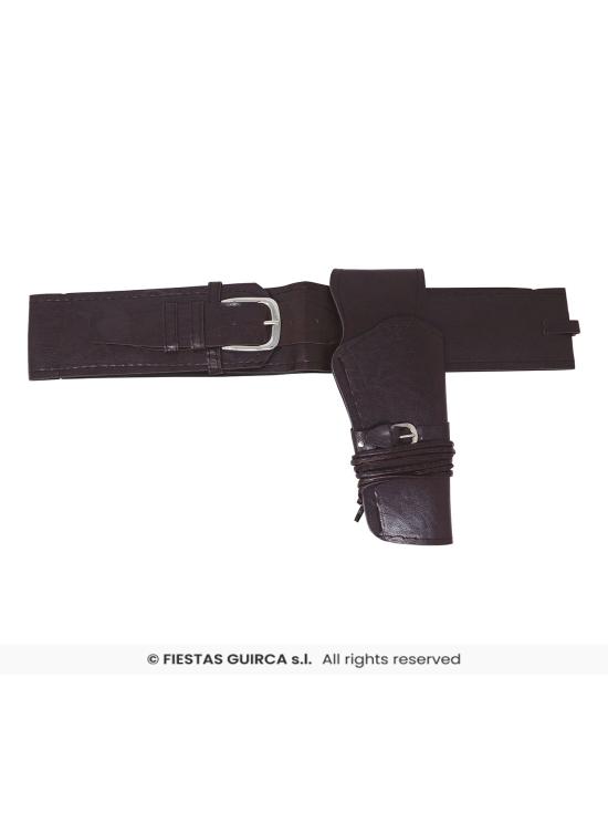 Cartuchera Negra de piel para adulto **
