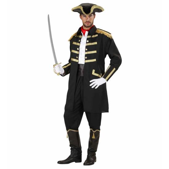 Casaca Negra  y Sombrero Pirata o Capitán Casaca Negra  y Sombrero Pirata o Capitán