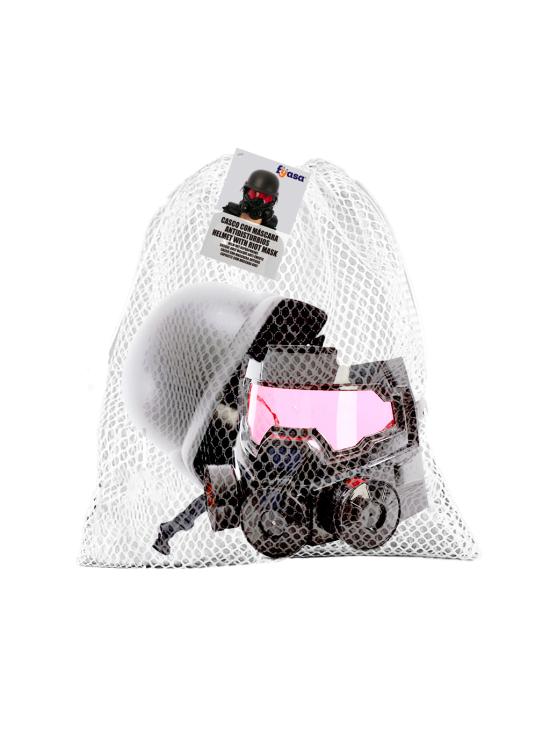 Casco con Máscara Antidisturbios para Disfraz SWAT