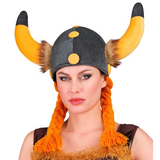 Casco de Galo Obelix con Trenzas Casco de Galo Obelix con Trenzas