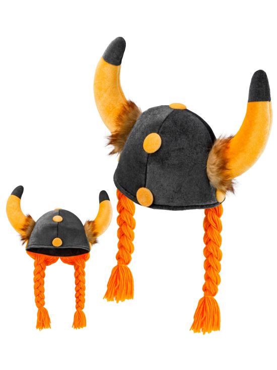 Casco de Galo con Trenzas Tipo Obelix