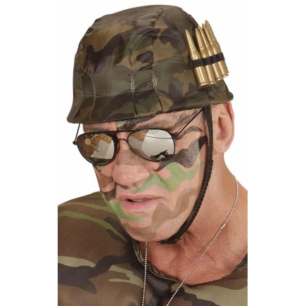 Juramento Enriquecimiento Encogimiento Comprar Casco Militar con Balas para Adulto . > Complementos para Disfraces > Accesorios para la cabeza Disfraces > Cascos para Disfraces | Tienda de disfraces en Madrid, disfracestuyyo.com Juramento Enriquecimiento Encogimiento Comprar Casco Militar con Balas para Adulto . > Complementos para Disfraces > Accesorios para la cabeza Disfraces > Cascos para Disfraces | Tienda de disfraces en Madrid, disfracestuyyo.com