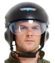 Casco Piloto de Combate Top Gun Lujo
