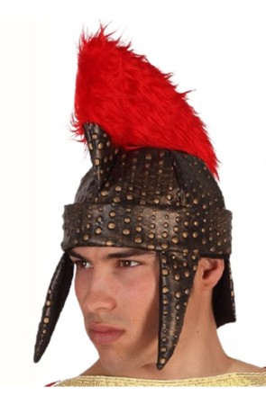 Casco Romano con Cresta Roja.