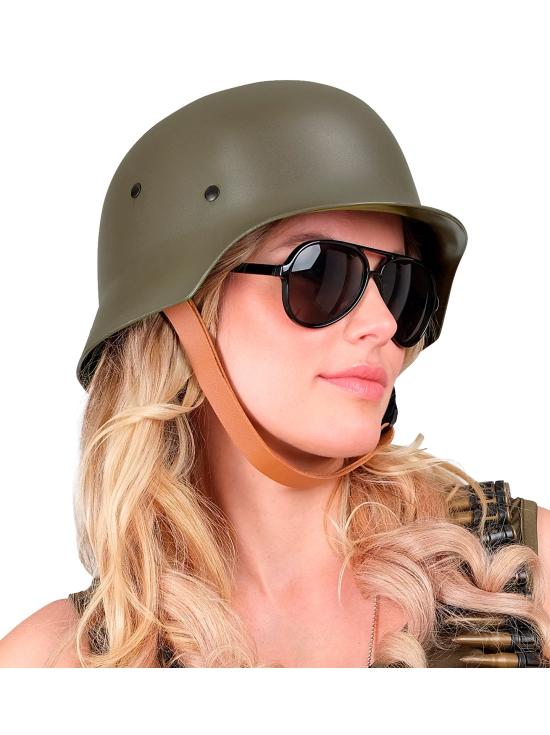 Casco Soldado 2 Guerra Mundial Adulto – Disfraz Militar Histórico | Disfracestuyyo.com