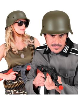 Casco Soldado 2 Guerra Mundial Adulto – Disfraz Militar Histórico | Disfracestuyyo.com
