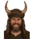 Casco Vikingo con Piel – Sombrero Medieval con Cuernos