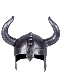 Casco Vikingo efecto Metal adulto